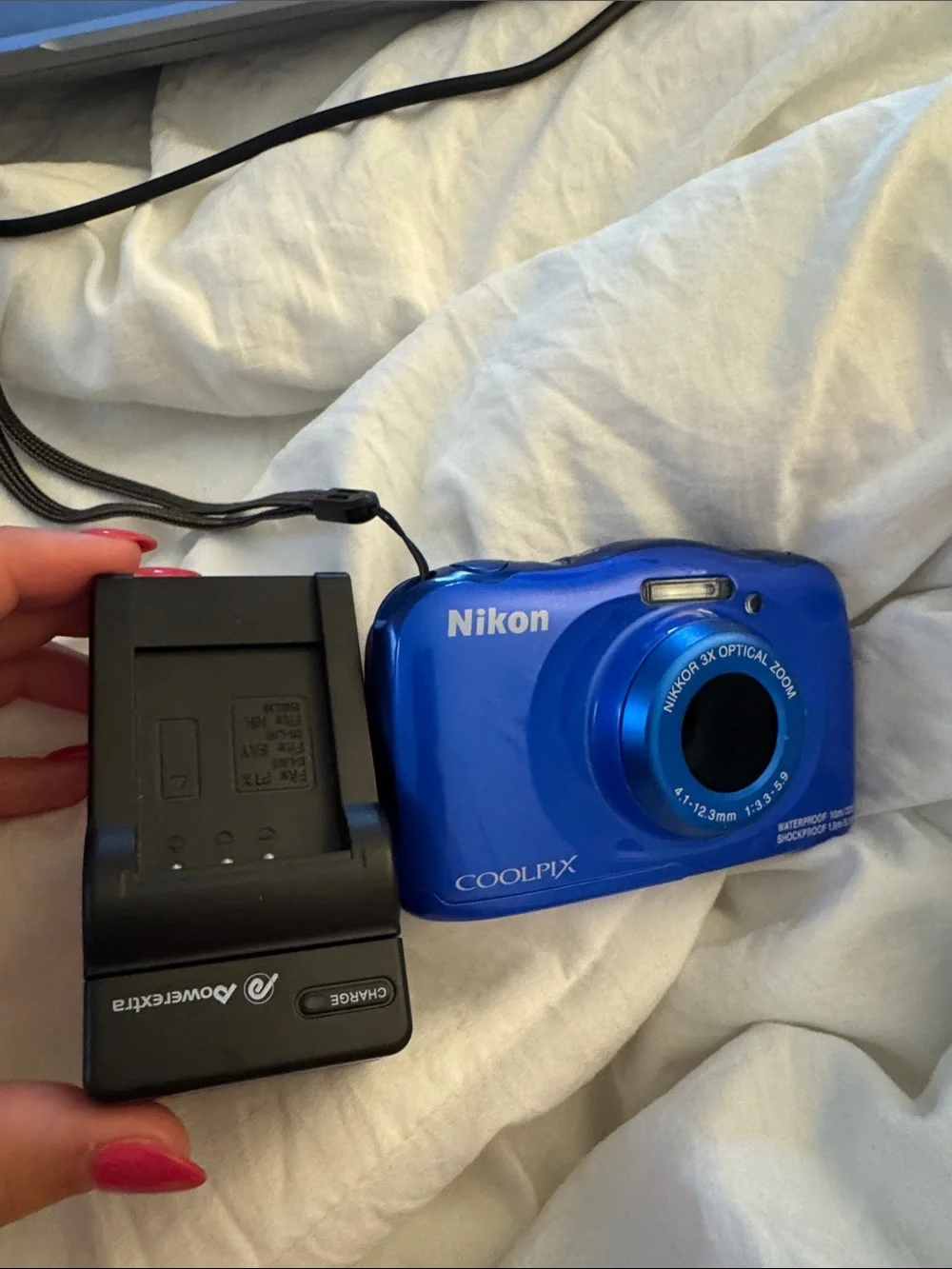 Nikon COOLPIX Compact Digital Camera in Bright Blue